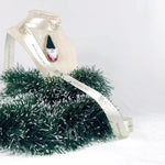 Load and play video in Gallery viewer, Handmade Green Velvet Santa Claus Christmas Brooch/ Pin
