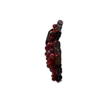 Load image into Gallery viewer, Handmade Crystal Cherry Red Maple Leaf Brooch/ Pin
