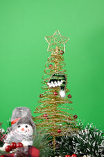 Load image into Gallery viewer, Handmade Green Santa Christmas Hat Brooch/ Pin
