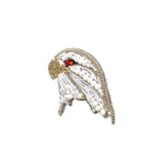 Load image into Gallery viewer, Handmade White Eagle Brooch
