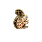 Load image into Gallery viewer, Handmade Goldish Squirrel Brooch
