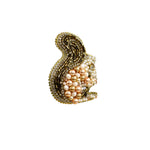 Load image into Gallery viewer, Handmade Goldish Squirrel Brooch
