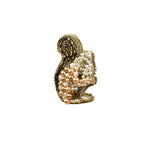 Load image into Gallery viewer, Handmade Goldish Squirrel Brooch
