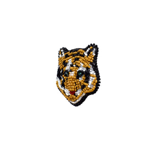 Handmade Tiger Brooch