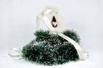 Load image into Gallery viewer, Handmade Green Velvet Santa Claus Christmas Brooch/ Pin
