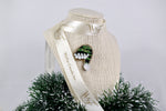 Load image into Gallery viewer, Handmade Green Santa Christmas Hat Brooch/ Pin
