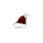 Load image into Gallery viewer, Handmade Red Santa Christmas Hat Brooch/ Pin
