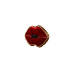 Load image into Gallery viewer, Handmade Red Velvet Kiss Brooch/ Pin
