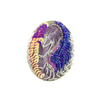 Load image into Gallery viewer, Handmade Silver-Purple Virgo Brooch
