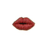 Load image into Gallery viewer, Handmade Deep Red Kiss Brooch/ Pin
