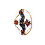 Load image into Gallery viewer, Handmade White-red Sagittarius Brooch
