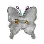 Load image into Gallery viewer, Handmade Green-Cyan colourful Butterfly Brooch
